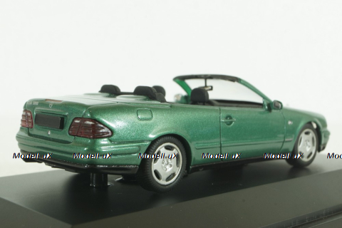 Mercedes CLK230 Cabriolet (A208), 1998, green, Schuco 1:43