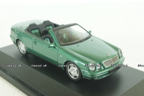 Mercedes CLK230 Cabriolet (A208), 1998, green, Schuco 1:43