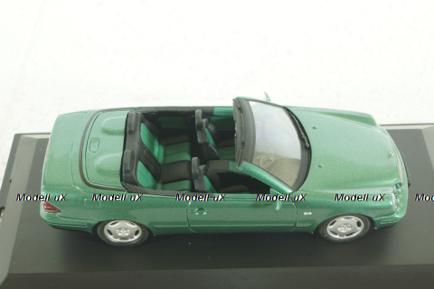 Mercedes CLK230 Cabriolet (A208), 1998, green, Schuco 1:43
