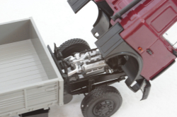 Маз-6303 борт с тентом 1985г бордовый/серый, АвтоИстория 1:43