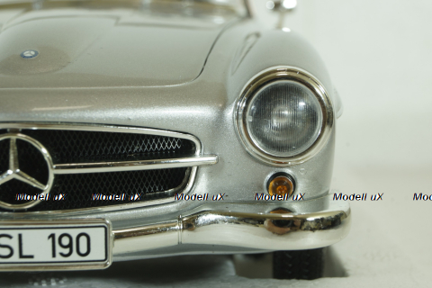 Mercedes 190SL W121 1955 Silver, 100037031, Minichamps 1:18 