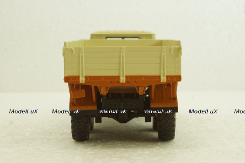 Урал-377 борт, оранжевый/бежевый, АвтоИстория 1:43