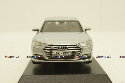 Audi A8L silver, IScale 1:43