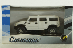 Hummer H2, белый, Cararama 1:43