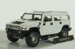 Hummer H2, белый, Cararama 1:43