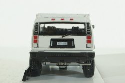 Hummer H2, белый, Cararama 1:43