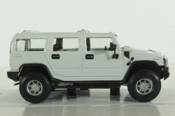 Hummer H2, белый, Cararama 1:43