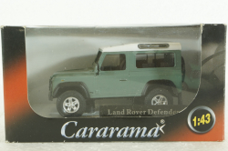 Land Rover Defender 90, green, Cararama 1:43 Уценка!