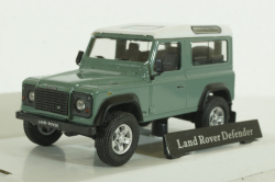 Land Rover Defender 90, green, Cararama 1:43 Уценка!