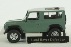 Land Rover Defender 90, green, Cararama 1:43 Уценка!