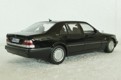 Mercedes S600 (W140), 1994 black, MM140BL, Mission Model 1:18