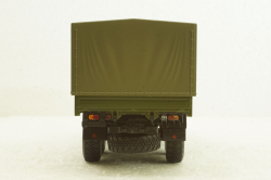 Камаз-53501 с тентом, серый/зеленый, АвтоИстория 1:43