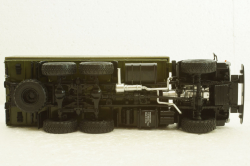 Камаз-53501 с тентом, серый/зеленый, АвтоИстория 1:43