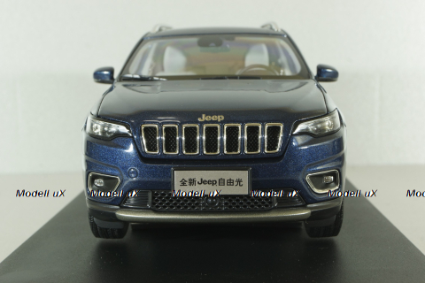 Jeep Cherokee 2019, blue, Paudi 1:18