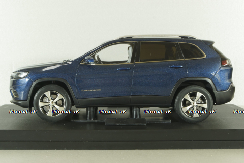 Jeep Cherokee 2019, blue, Paudi 1:18