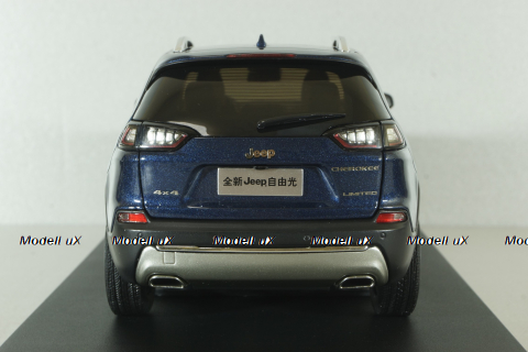 Jeep Cherokee 2019, blue, Paudi 1:18