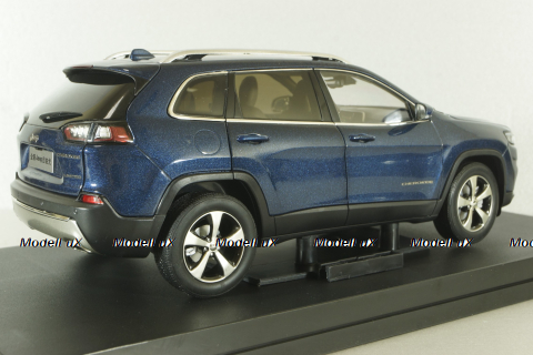 Jeep Cherokee 2019, blue, Paudi 1:18