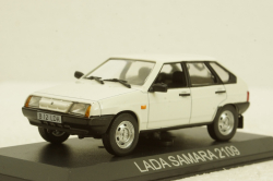 Ваз-2109 Samara, Белый, Masini de Legenda №22 1:43