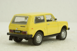 ВАЗ-2121 Нива, желтая, lada 1600, Автолегенды СССР №12, DeAgostini 1:43
