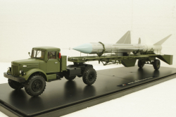 Маз-502В с Транспортером ракеты ЗРК "Даль" 1958г.,  TruckTyr 1:43