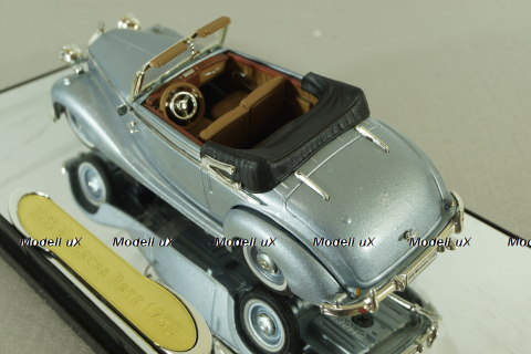 Mercedes 170S Cabriolet (open) 1950, light blue, 43709, Signature Model 1:43 