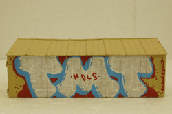 Гараж Л ДК-2В (Мариупольский), c графити TMT Models 1:43