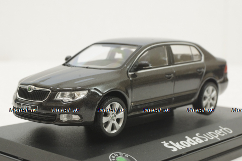 Skoda Superb B6, Braun Metallic, 143AB010YF, Abrex 1:43