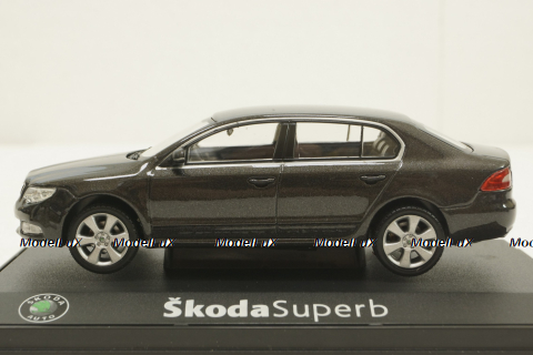 Skoda Superb B6, Braun Metallic, 143AB010YF, Abrex 1:43
