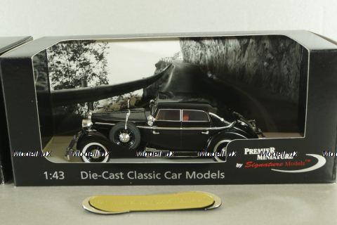 Maybach SW38 Cabriolet Spohn (Closed) 1937, black, 43703, Signature Model 1:43 Без бокса!