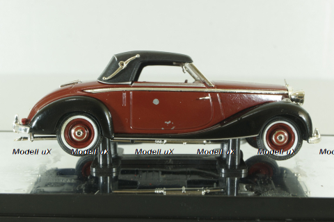 Mercedes 170S Cabriolet (closed) 1950, red/black, 43708, Signature Model 1:43