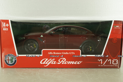 Alfa Romeo Giulia GTA 2020, red, BUR11048, Burago 1:18