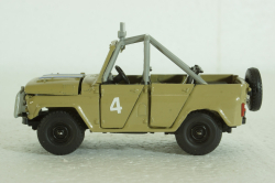 Уаз-469 ралли №4, бежевый, Агат 1:43