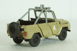 Уаз-469 ралли №4, бежевый, Агат 1:43