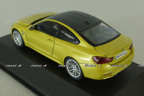 BMW M4 Coupe (F82) 2014, yellow, 070898, Herpa 1:43