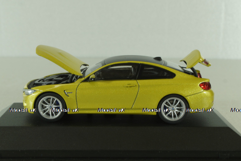 BMW M4 Coupe (F82) 2014, yellow, 070898, Herpa 1:43