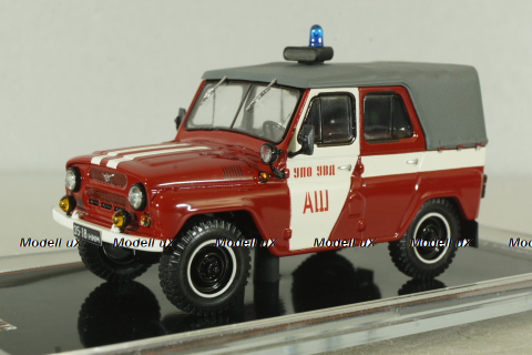 Уаз-469Б пожарный штабной автомобиль, TruckTyr 1:43