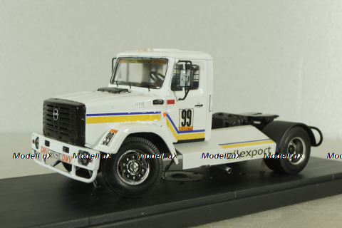 Зил-4421С кольцевой №99, белый, Автобюро 1:43