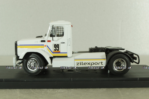 Зил-4421С кольцевой №99, белый, Автобюро 1:43