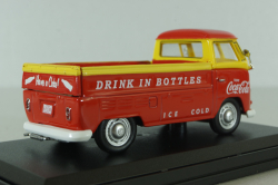 Volkswagen T1  Pickup "Coca-Cola" 1962, red, 442338, Motorcity 1:43