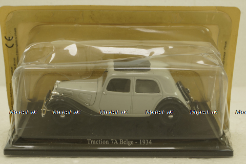 Citroen Traction 7A Belge 1934, gray Atlas 1:43