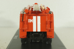 АЦ-40 (43202) ПМ-102Б пожарная автоцистерна на шасси Урал-43202 с бел. полосами, SSM1234B, SSM 1:43 Вариант 3!