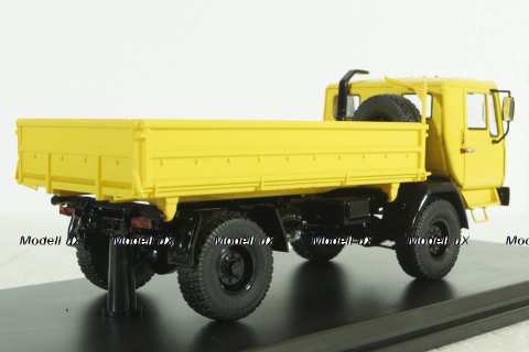 КАЗ-4540 самосвал 4х4, желтый, SSM1431, SSM 1:43