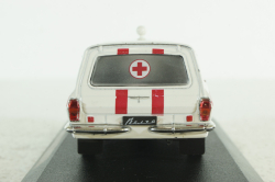 Газ-2403, Скорая, белая в боксе, Автолегенды СССР 1:43