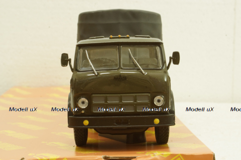 Маз-504В с п/прицепом 9380 (1/2) зеленый, Н787, Наш Автопром 1:43