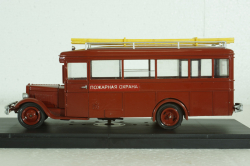 Зис-8 автобус, пожарный, Miniclassic 1:43 Металл!