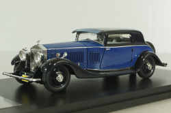 Rolls Royce Phantom II Continental Windovers Coupe 1932, blue/black, NEO46680, NEO 1:43