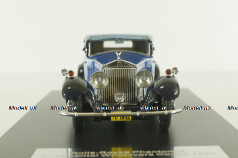 Rolls Royce Phantom II Continental Windovers Coupe 1932, blue/black, NEO46680, NEO 1:43