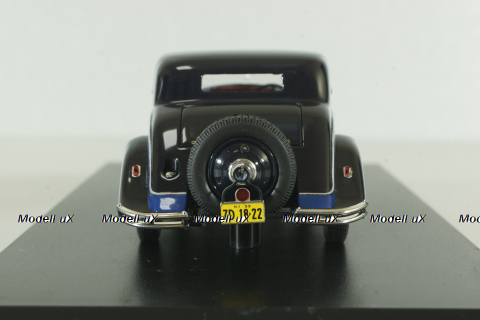 Rolls Royce Phantom II Continental Windovers Coupe 1932, blue/black, NEO46680, NEO 1:43