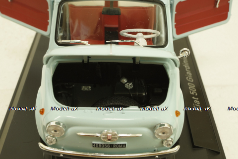 Fiat 500 Giardiniera 1964, blue, 187742, Norev 1:18