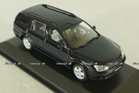 Ford Mondeo Turnier (MK3) 2001,  dark blue, Minichamps 1:43